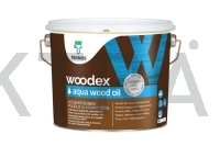 KAROLINA mudelile Woodex Aqua Wood oil, hall (11,8L)